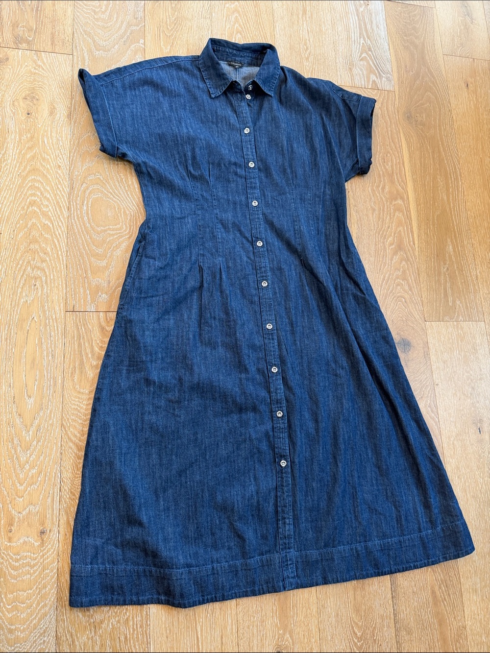 Talbots Denim Button Front Dress Size 12